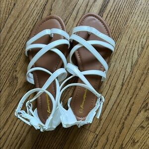 Brand NEW Elegant White Strappy Sandals